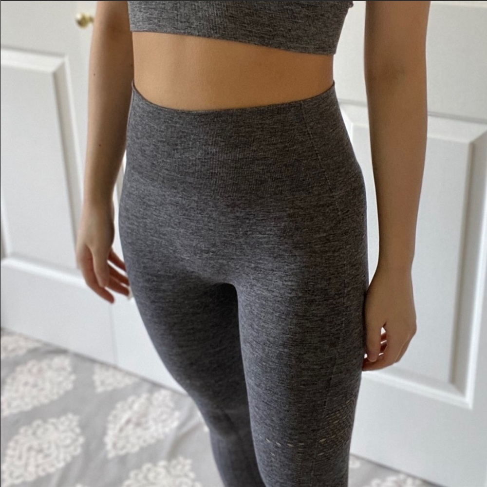 Dark Grey Workout Leggings Lounge Pants Size M